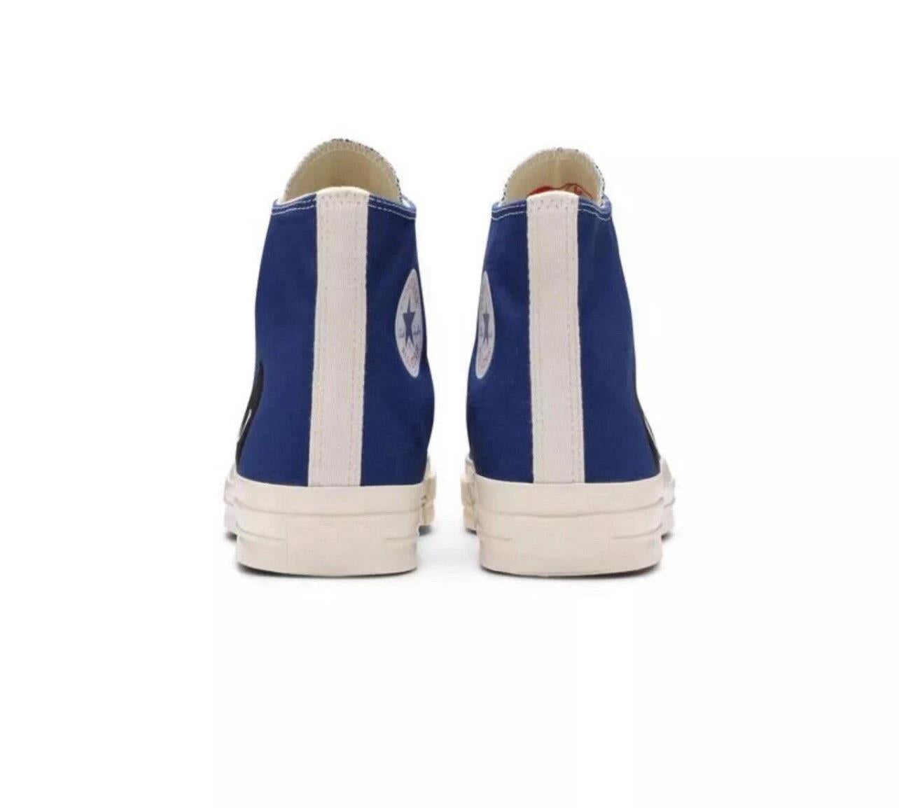 Converse Chuck Taylor All Star 70 Hi Comme des Garcons PLAY Blue Quartz
