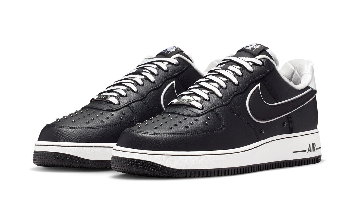 Nike Air Force 1 Low '07 Premium Black White Metallic Dark Grey Men's IM6643-010