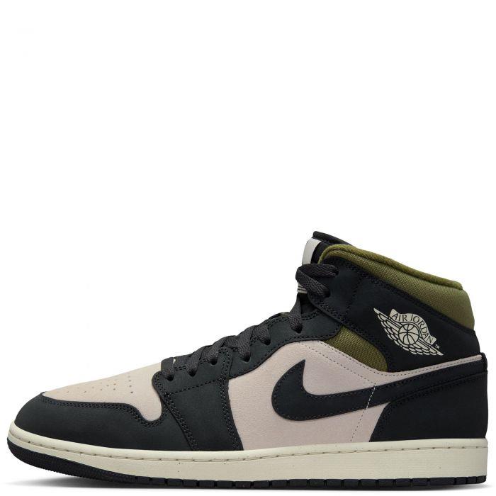 Jordan 1 Mid SE Off Noir Medium Olive Men's HV4091-102