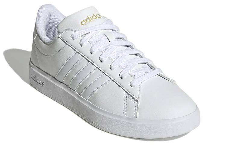 Adidas Grand Court 2.0 Cloud White Gold Metallic (Women's) GW9213 size 9.5