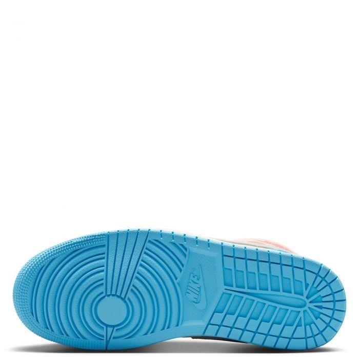 Jordan 1 Mid 
Sail Hot Lava Blue Chill (Women's)