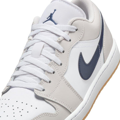Jordan 1 Low Midnight Navy Neutral Grey Men's 553558-146