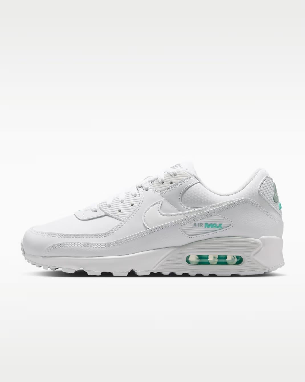 Nike Air Max 90 
White Hyper Turquoise