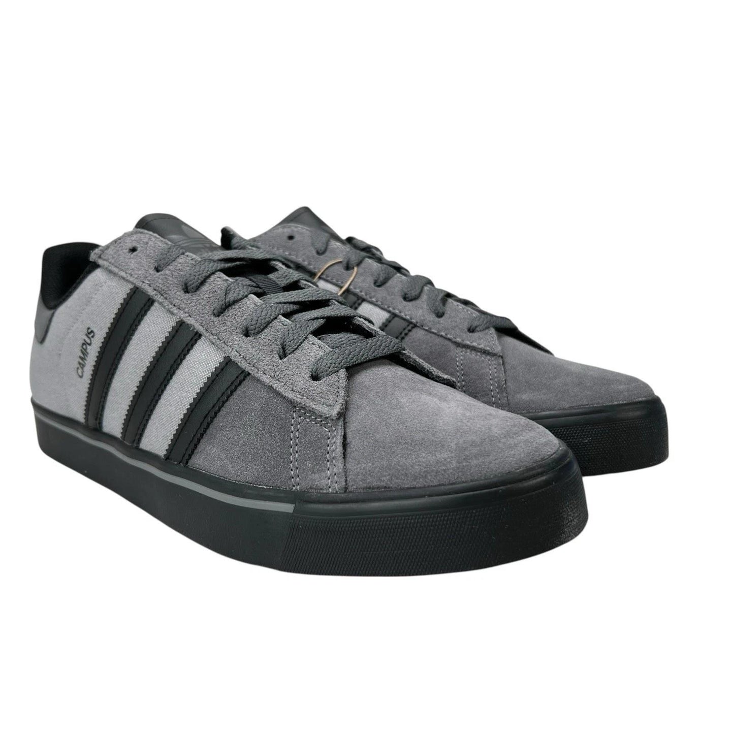 Adidas Campus Vulc Black Grey Shoes Men's JQ6359