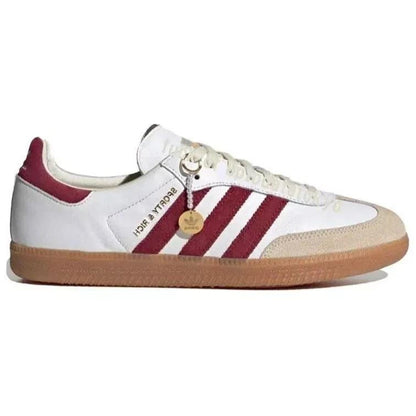 Adidas Samba Sporty & Rich White Collegiate Burgundy Men's IF5660