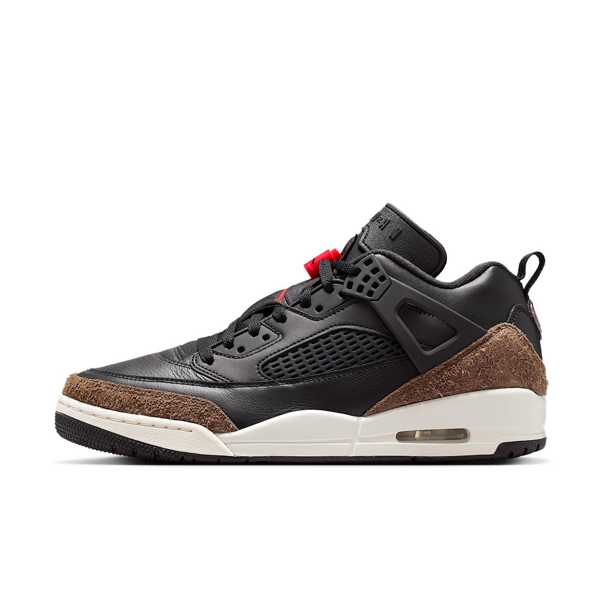 Jordan Spizike Low 
Black/ University Red-Palomino-Phantom