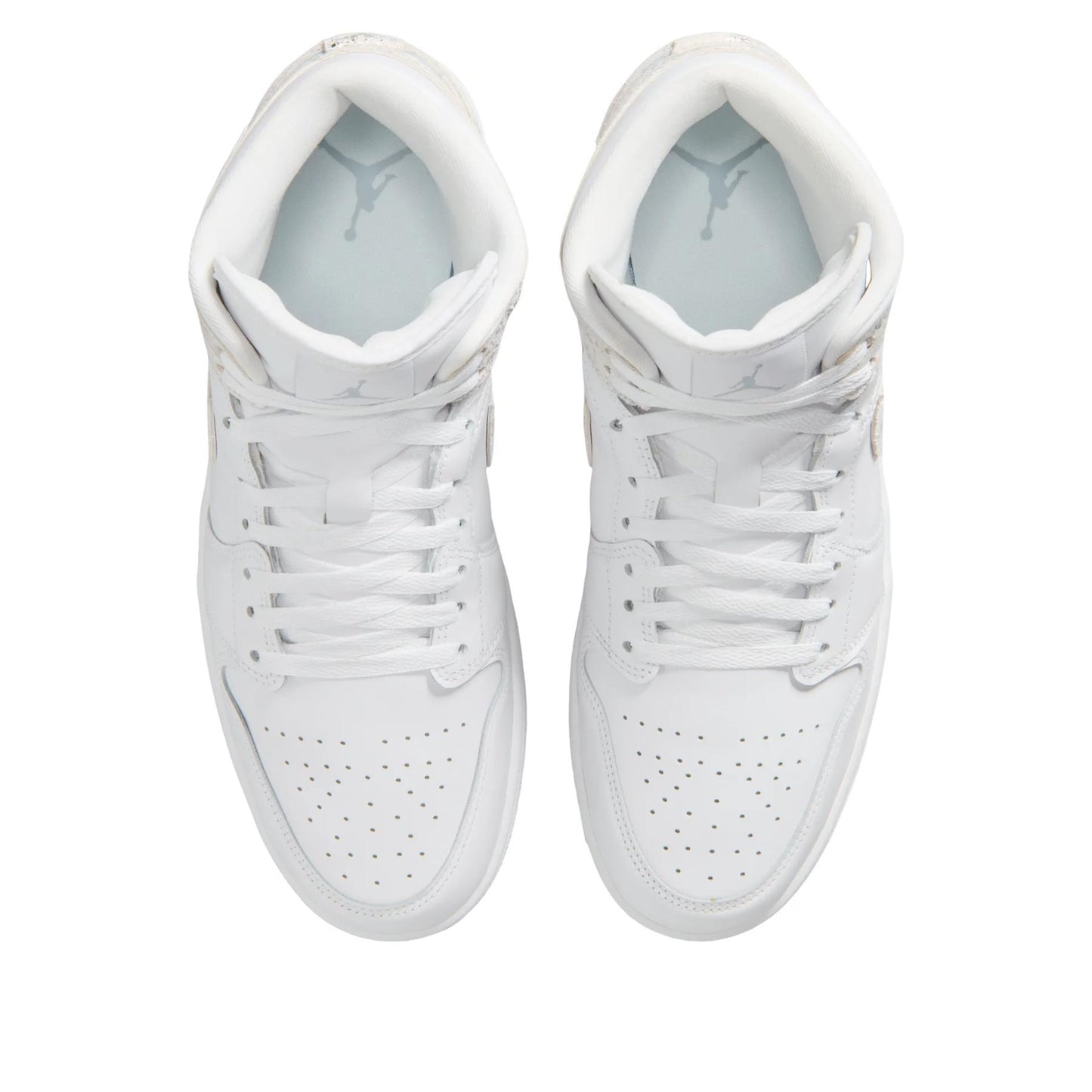 Jordan 1 Mid SE Distressed White Field Silver