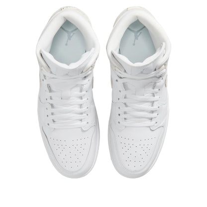 Jordan 1 Mid SE Distressed White Field Silver