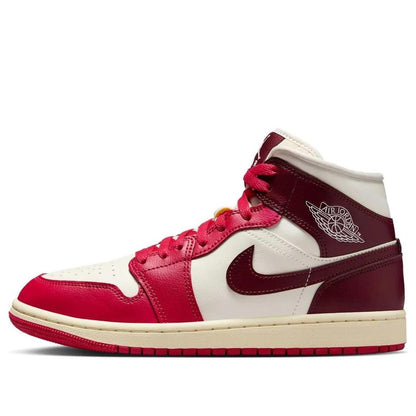 Jordan 1 Mid Sail Mystic Hibiscus (Women's) BQ6472-119