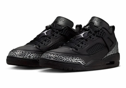 Jordan Spizike Low 
Black Metallic Silver