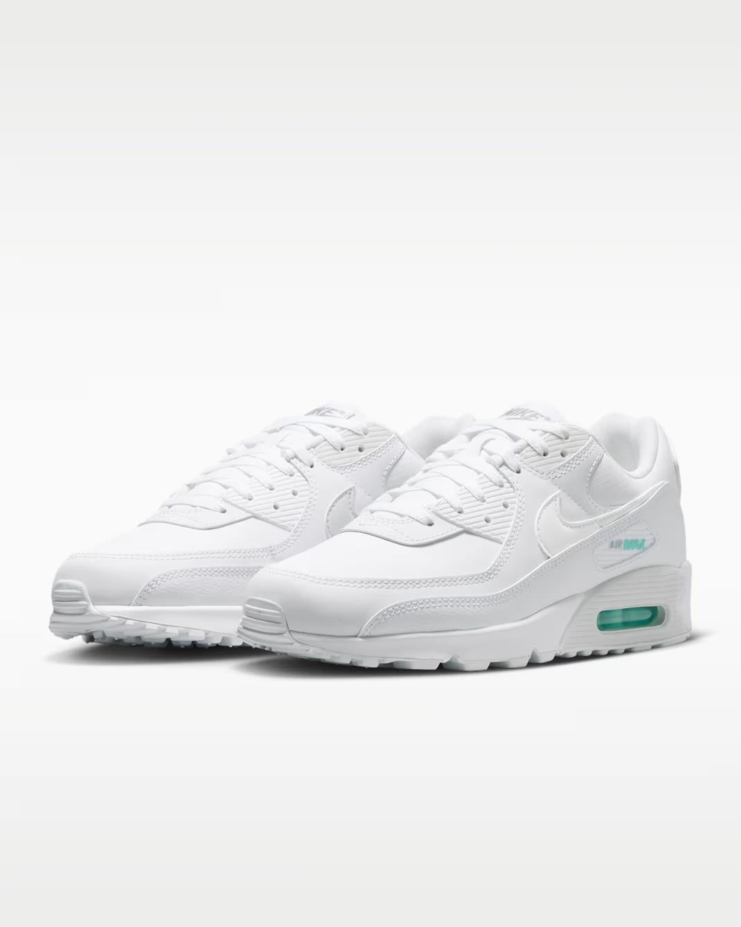 Nike Air Max 90 
White Hyper Turquoise