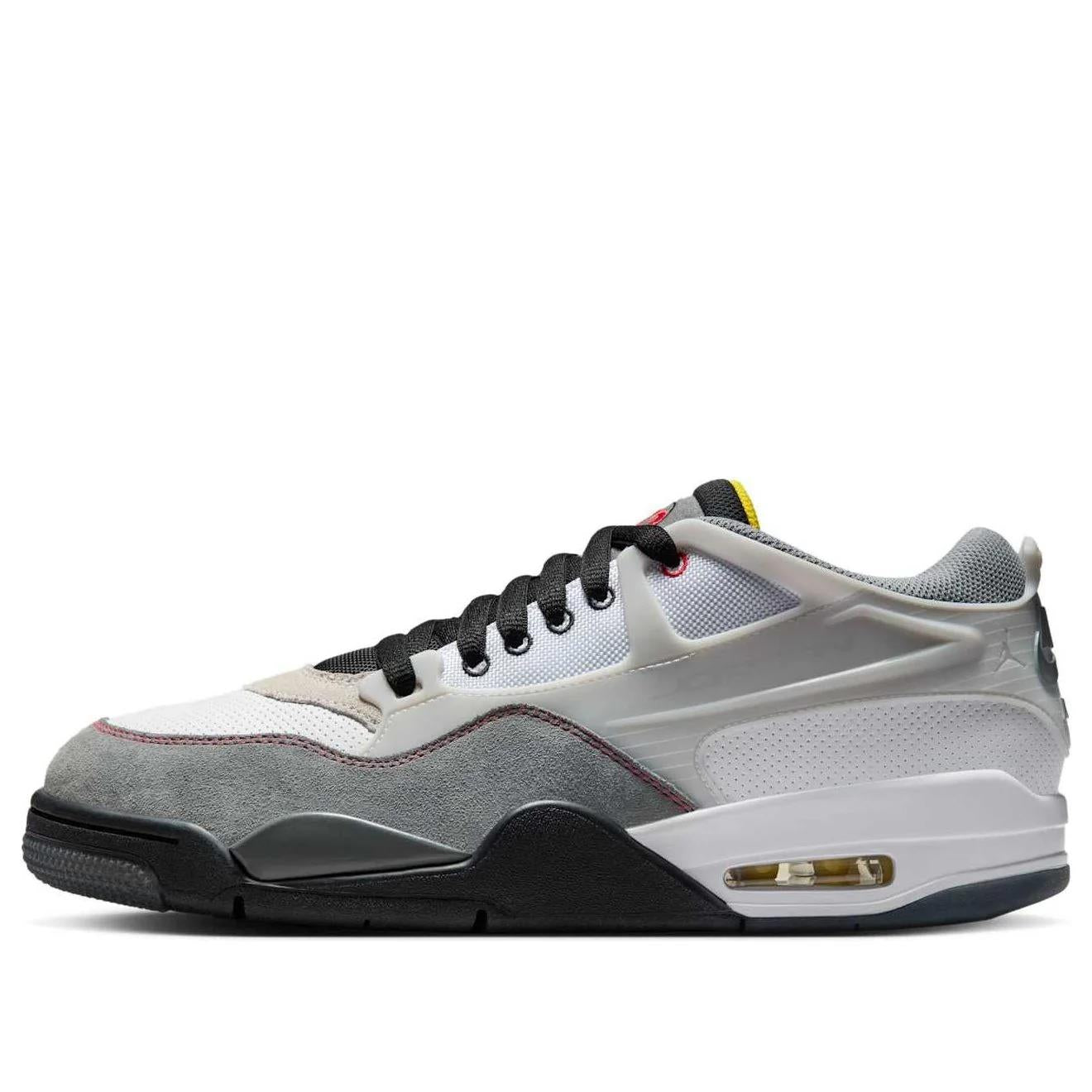 Jordan 4 RM Premium White Black Smoke Grey Fire Red