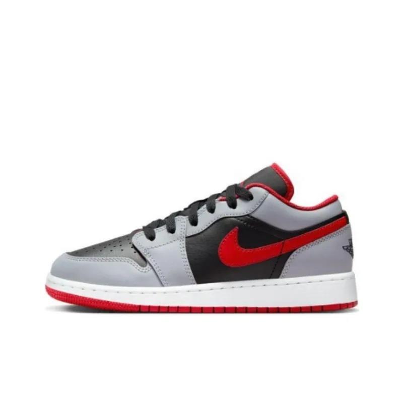 Jordan 1 Low Cement Fire Red (GS)
