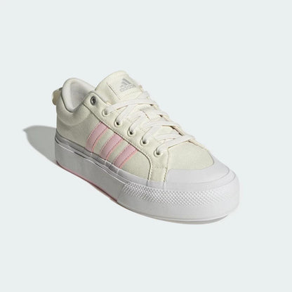 Adidas Women's Bravada 2.0 Platform 'Off White Clear Pink' Shoes JI1799 size 11