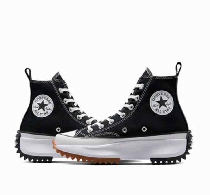 Converse Run Star Hike Hi Black White Gum size 4.5