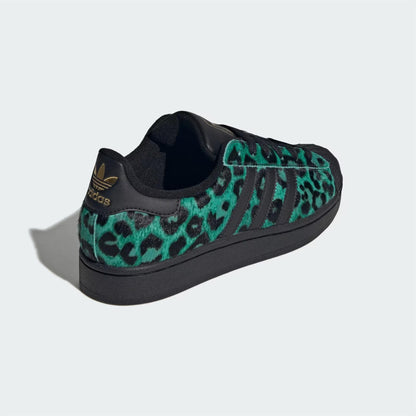 adidas Superstar II 
Leopard Semi Screaming Green (Women's)