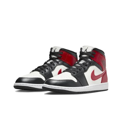 Jordan 1 Mid Gym Red Off Noir (Women's) size 5