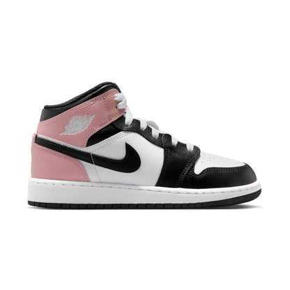 Jordan 1 Mid White Rust Pink Black (GS)