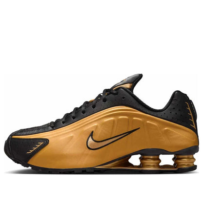 Nike Shox R4 Metallic Gold Black (2025)