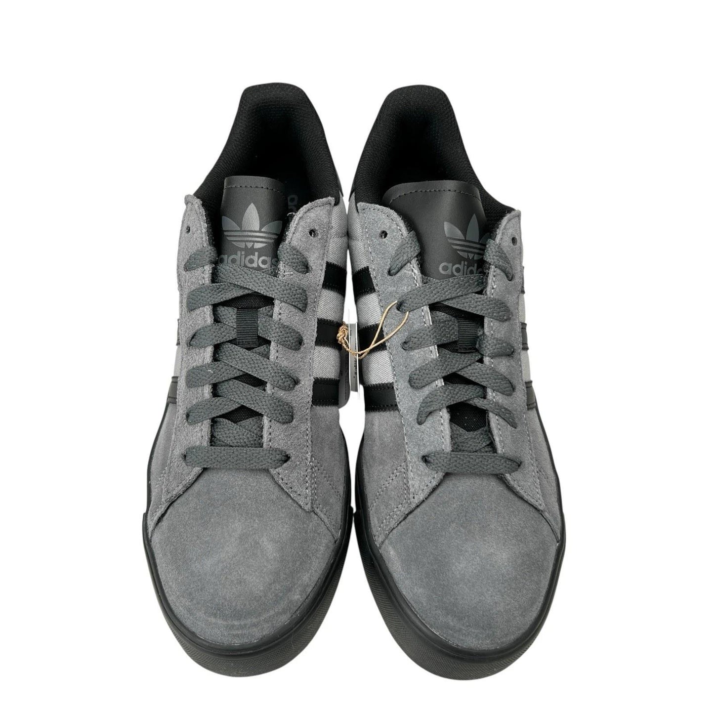 Adidas Campus Vulc Black Grey Shoes Men's JQ6359