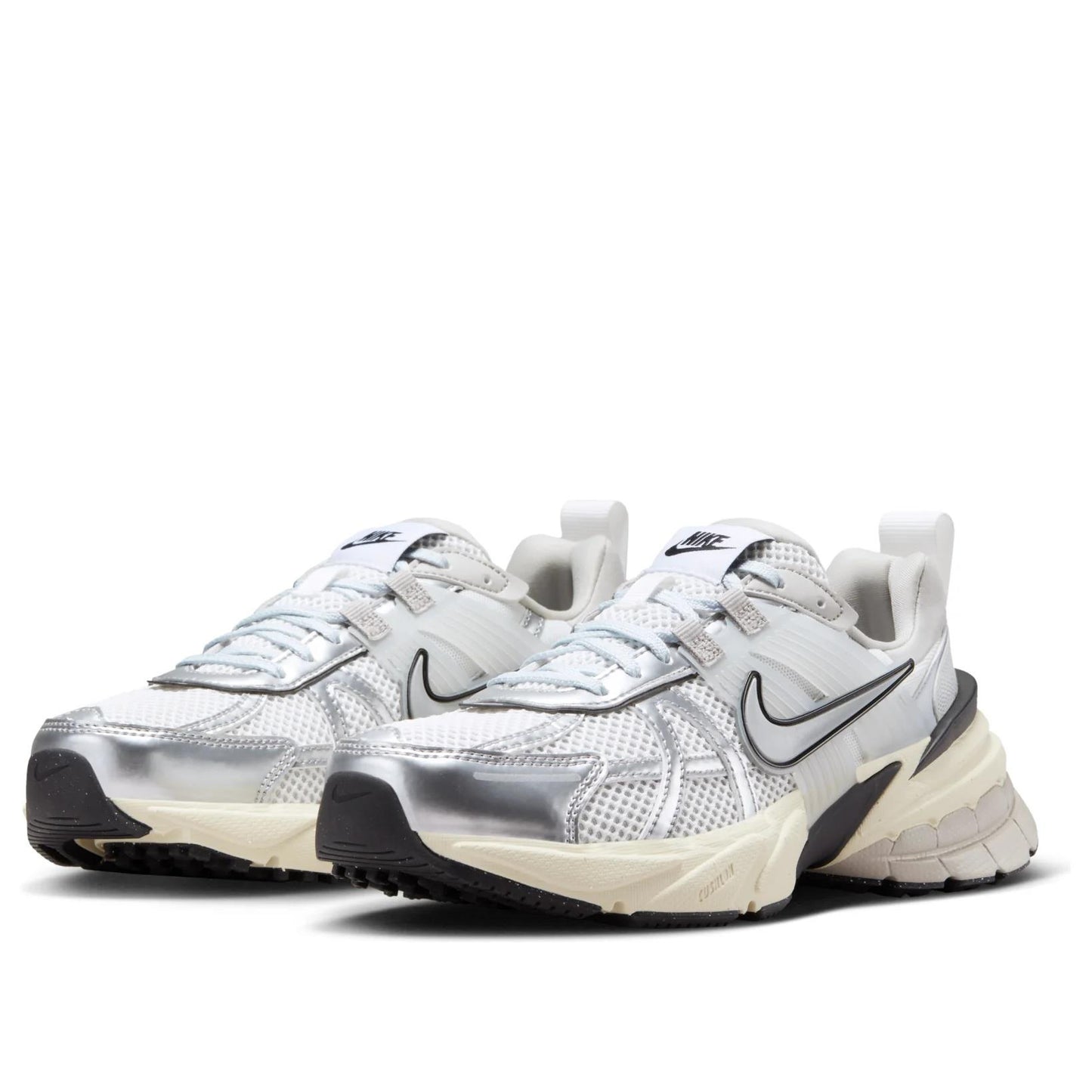 Nike V2K Run 
Summit White Metallic Silver (Women's)