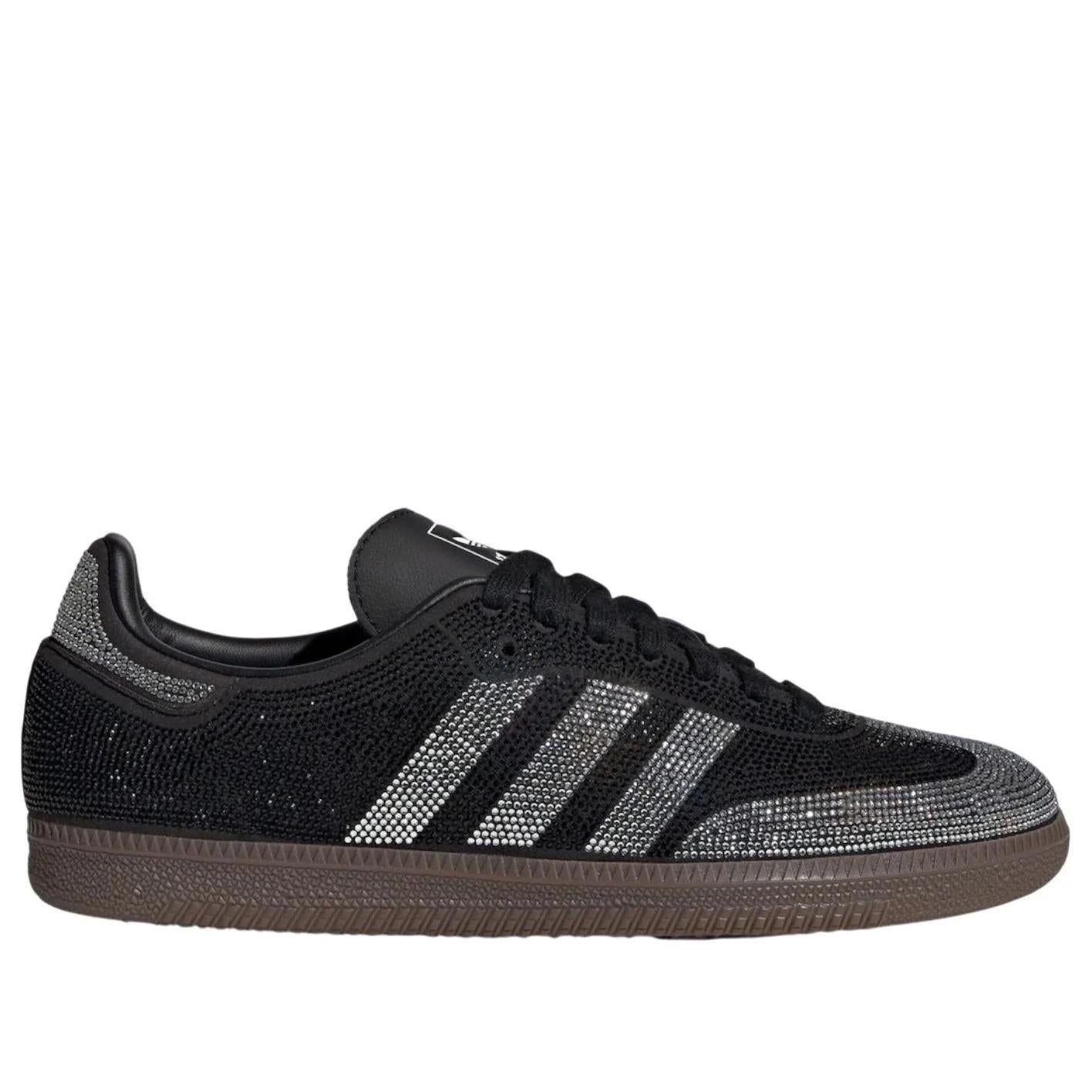 Adidas Samba OG Rhinestone Black Silver (Women's) IH9052