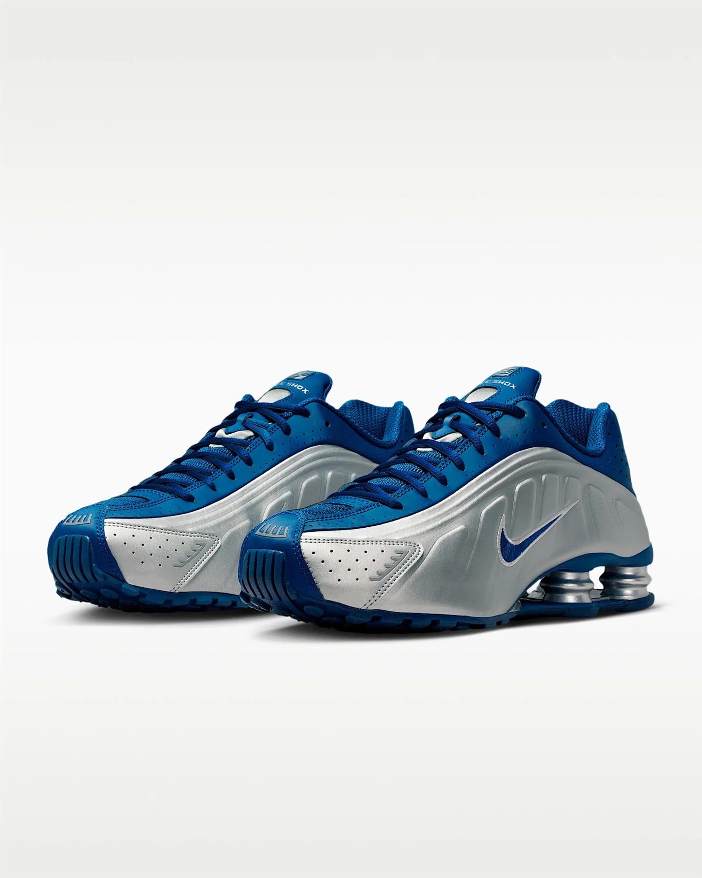 Nike Shox R4 
Court Blue Metallic Silver
