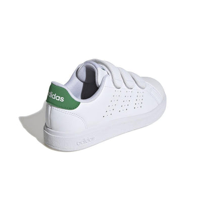 Adidas Advantage Base 2.0 Cloud White Green (PS)