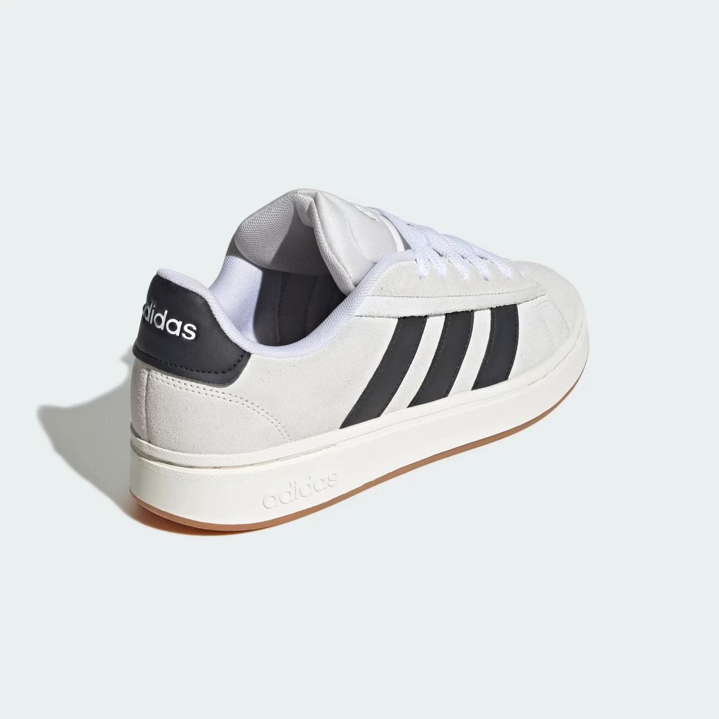 adidas Grand Court Alpha Crystal White Core Black Cloud White size 12
