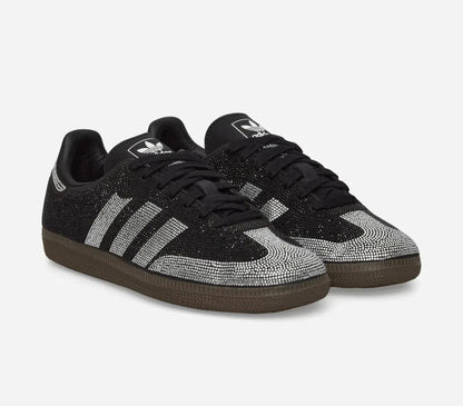 Adidas Samba OG Rhinestone Black Silver (Women's) IH9052