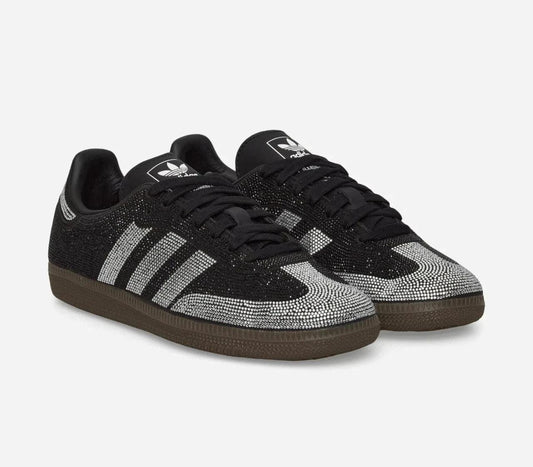Adidas Samba OG Rhinestone Black Silver (Women's) IH9052