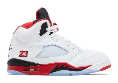 Jordan 5 Retro Fire Red Black Tongue (2025)