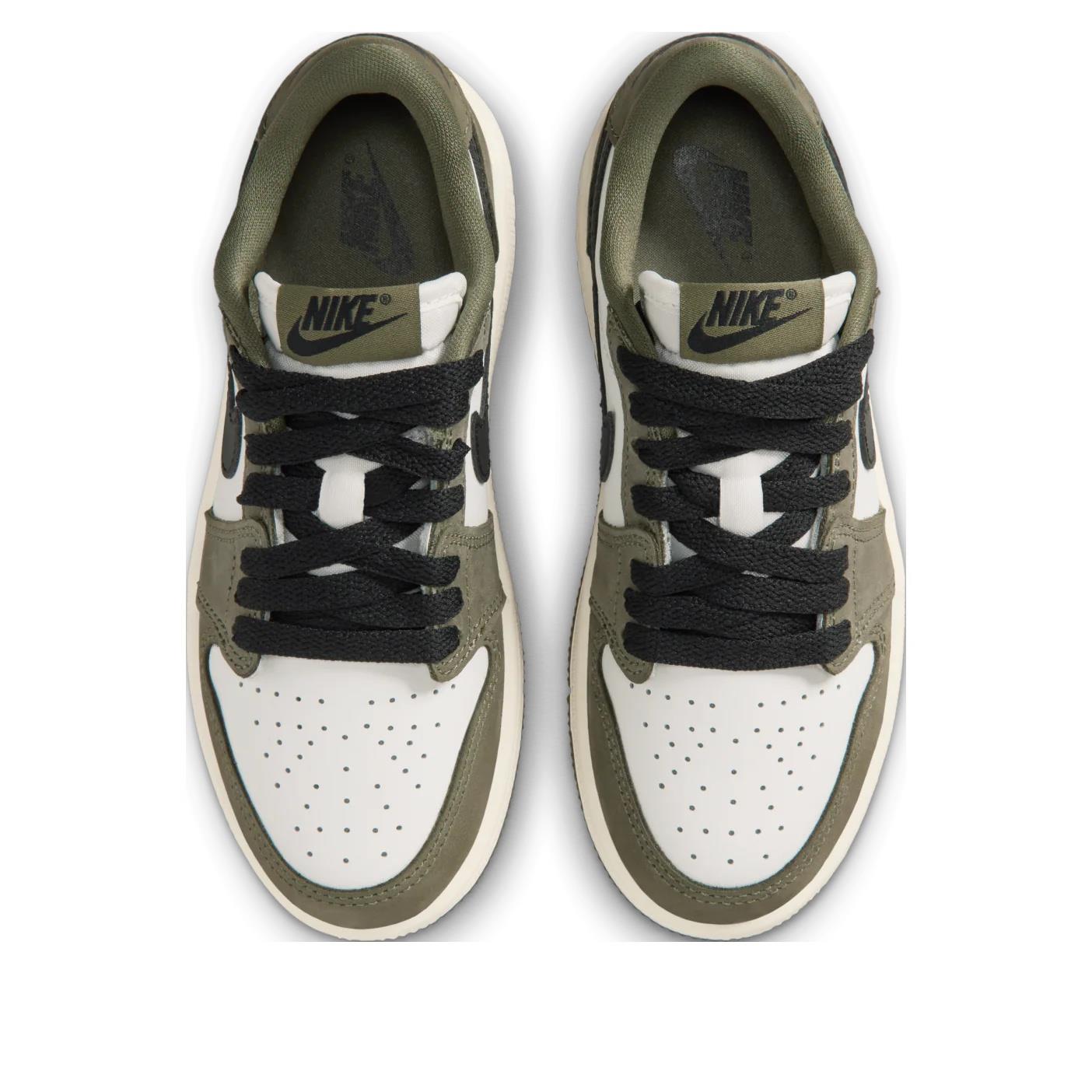 Jordan 1 Retro Low OG Medium Olive (PS) HQ6996-200 & TD HQ6997-200