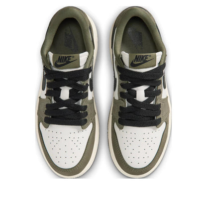 Jordan 1 Retro Low OG Medium Olive (PS) HQ6996-200 & TD HQ6997-200