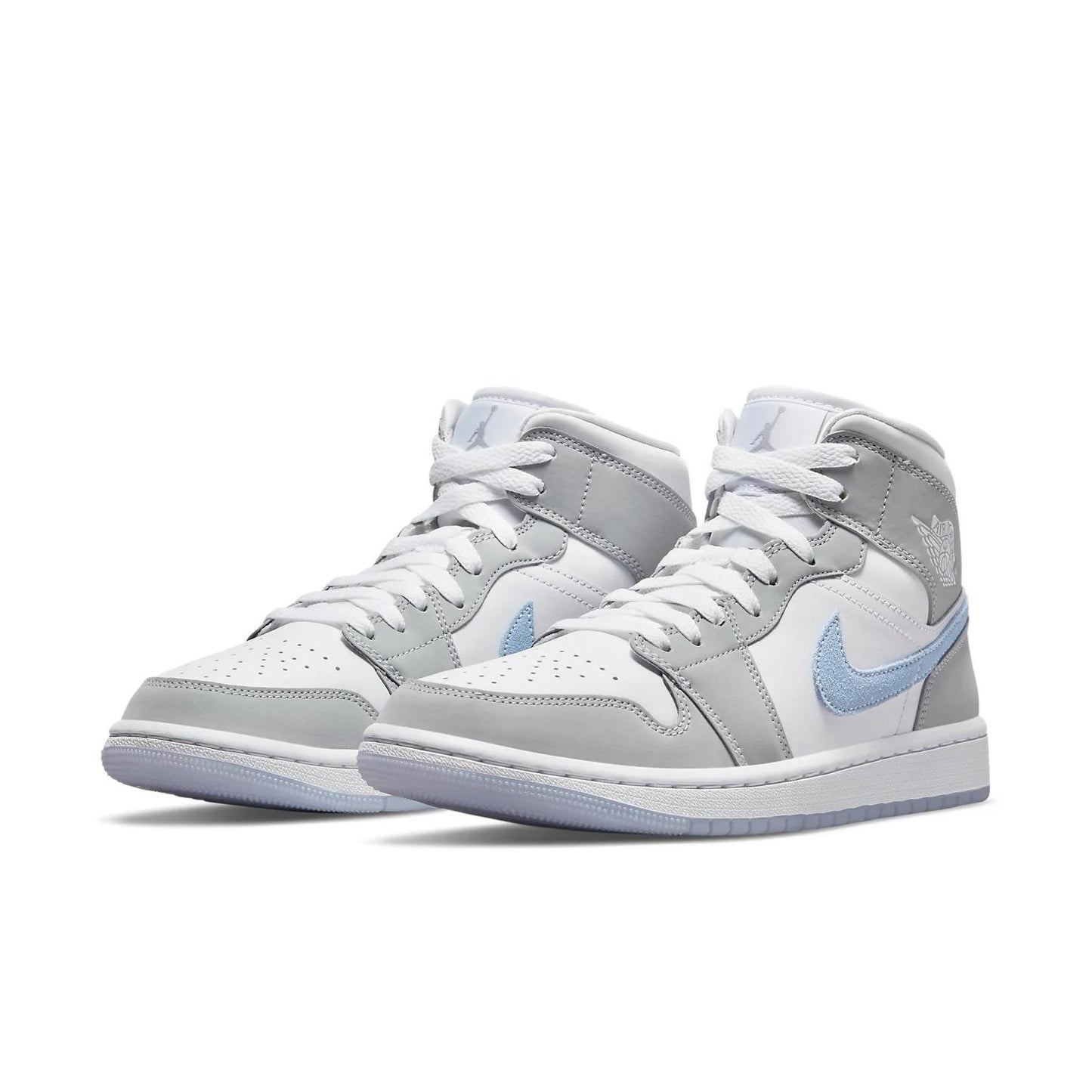 Jordan 1 Mid 
Wolf Grey Aluminum (Women's)