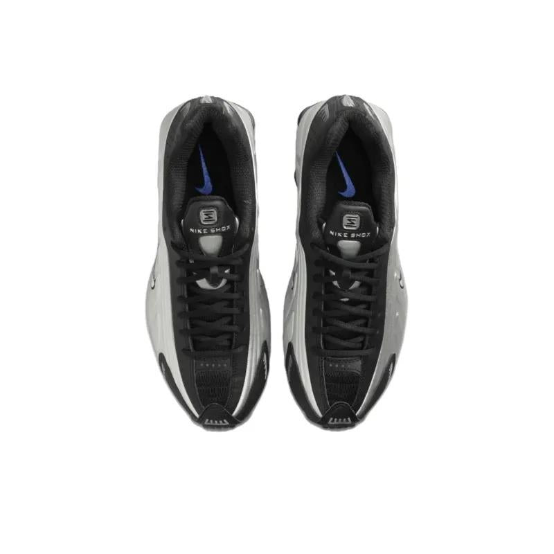 Nike Shox R4 Metallic Silver Black Racer Blue (Women's)