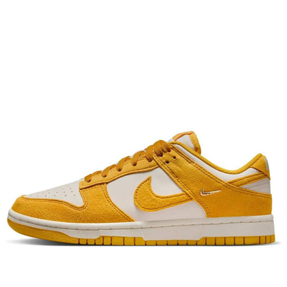Nike Dunk Low Dark Sulfur Gold Mini Swoosh (Women's) IB4417-101