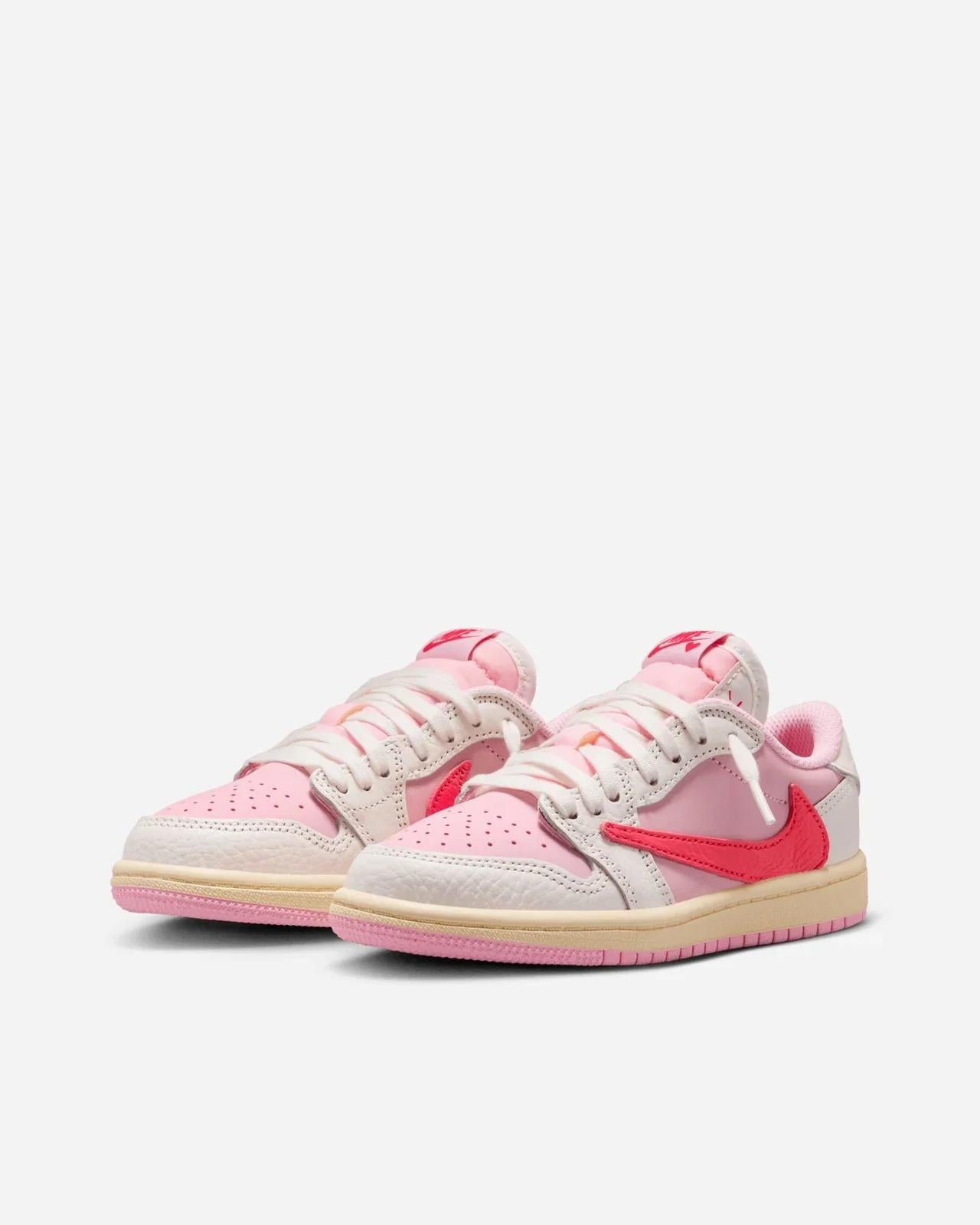 Jordan 1 Retro Low OG SP 
Travis Scott Sail Tropical Pink (PS)