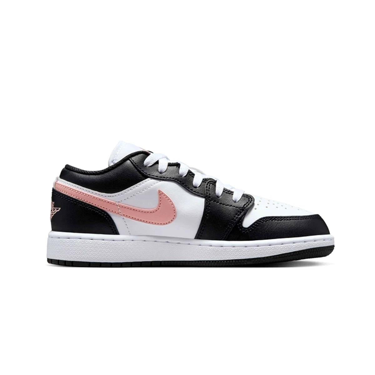 Jordan 1 Low White Black Rust Pink (GS)
