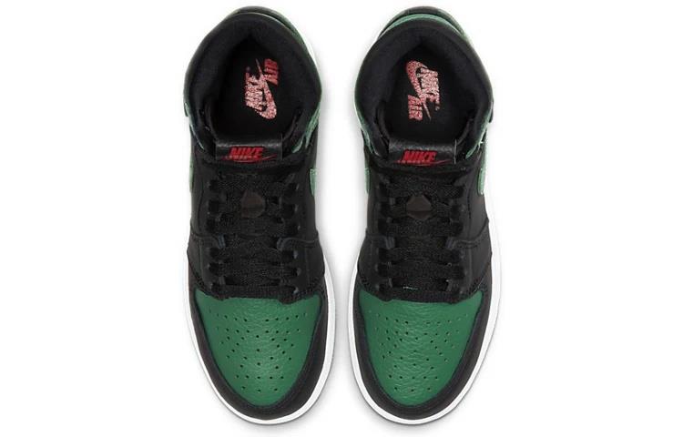 Jordan 1 Retro High Pine Green Black (GS) size 6.5Y/8WMNS