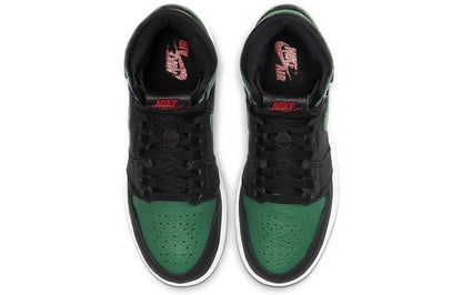 Jordan 1 Retro High Pine Green Black (GS) size 6.5Y/8WMNS