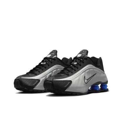 Nike Shox R4 Metallic Silver Black Racer Blue (Women's)