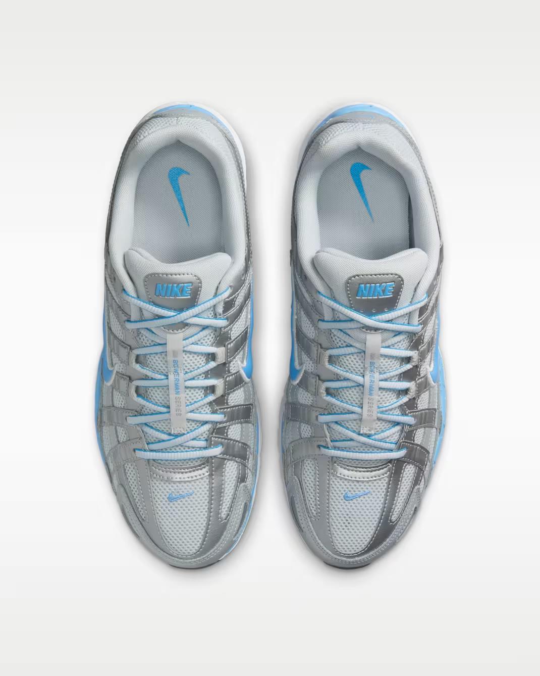 Nike P-6000 Metallic Platinum Pure Platinum Metallic Silver University Blue