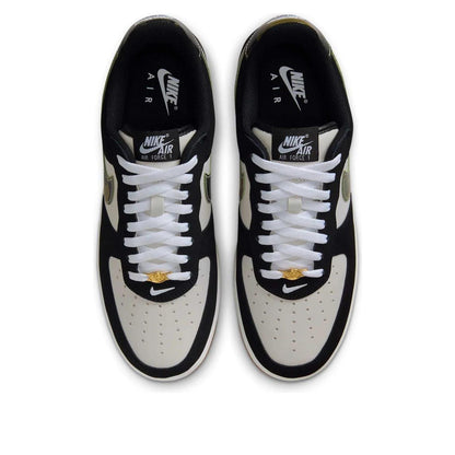 Nike Air Force 1 Low '07 LV8 Black Patent Camo Swoosh Men's HQ1967-100