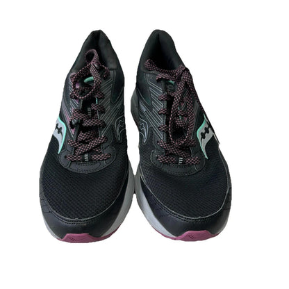 Saucony Cohesion TR15 Black Grey Purple Running Shoes