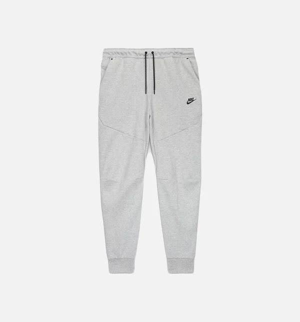 Nike Solid Color Bundle Feet Sports Long Pants light grey