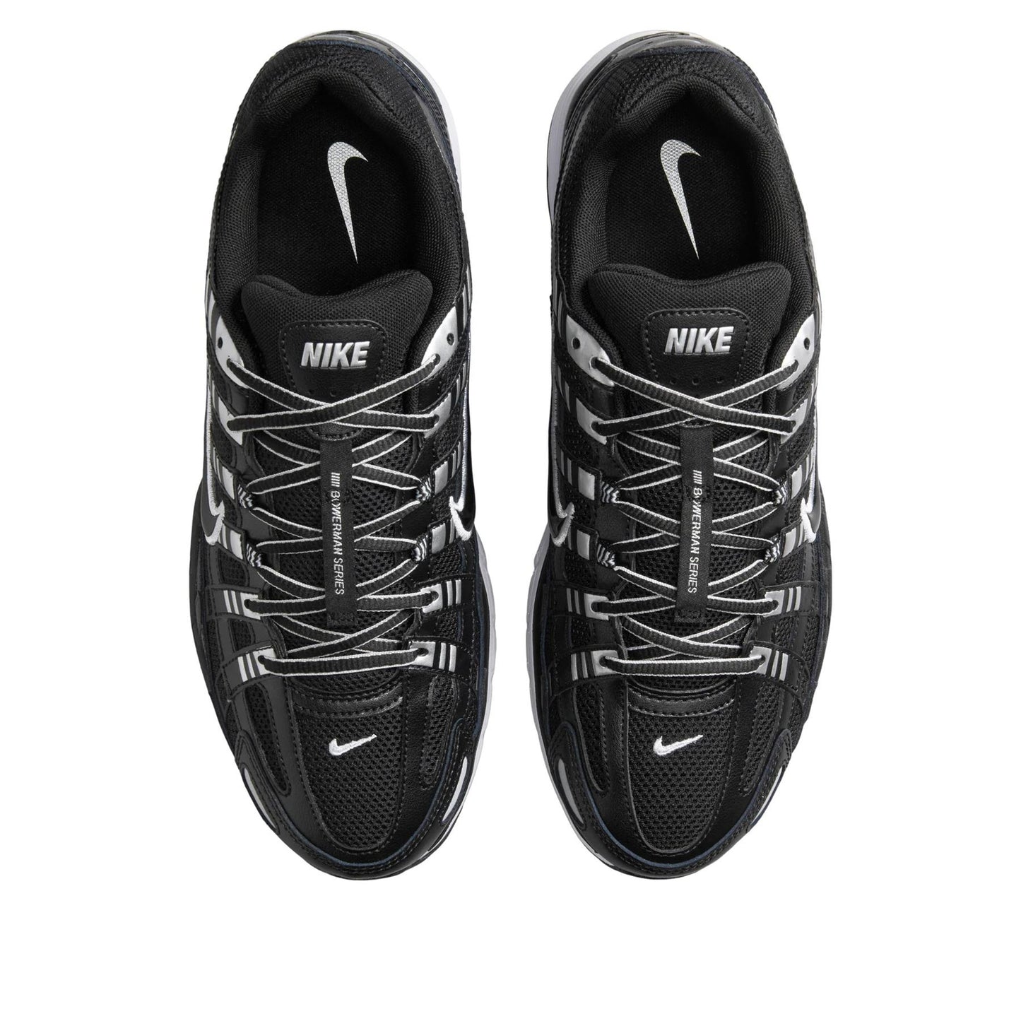 Nike P-6000 
Black White Metallic Silver