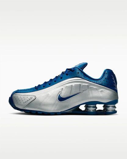 Nike Shox R4 
Court Blue Metallic Silver