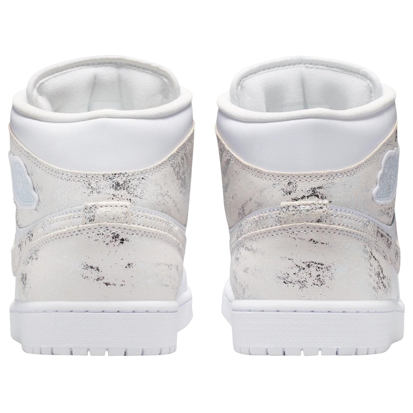 Jordan 1 Mid SE Distressed White Field Silver