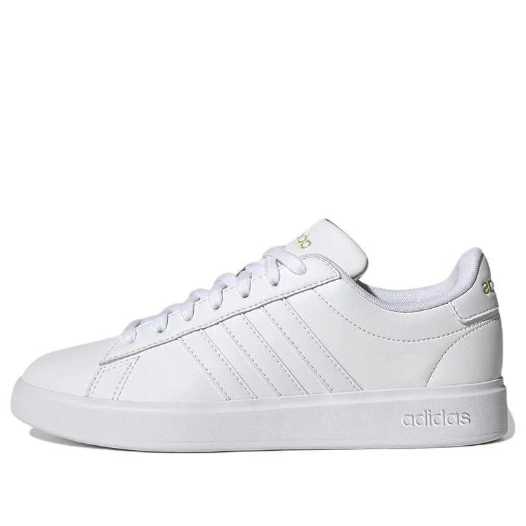 Adidas Grand Court 2.0 Cloud White Gold Metallic (Women's) GW9213 size 9.5
